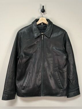 Vtg Field Gear Leather Jacket